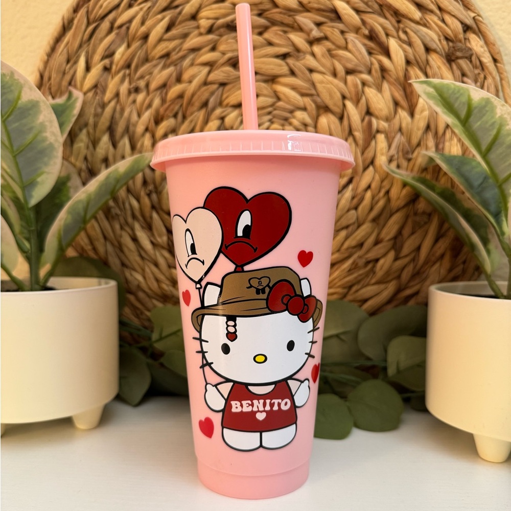 Hello Kitty Bad Bunny Benito Cup - Valentines